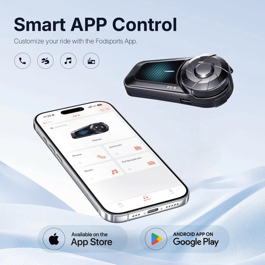 Fodsports FX-S Motorcycle Bluetooth Intercom