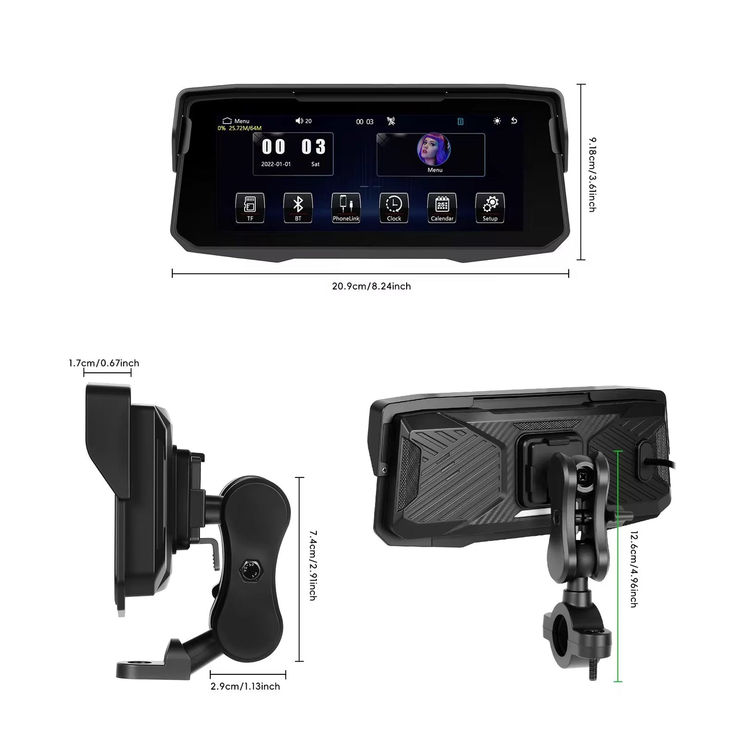 6.86” Exduro Moto Smart Navigation