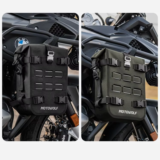 Motowolf Waterproof Motorcycle Crash Bar Bags (MDL0715B) (2 pcs set)