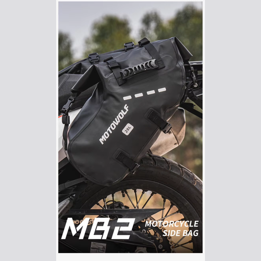 Motowolf MB2 Rackless Motorcycle Pannier System (28L)