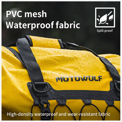 Motowolf MB4 Waterproof Motorcycle Saddle Bag (66L)