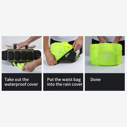 Motowolf MDL0721C 7L Expandable Motorcycle Waist Bag