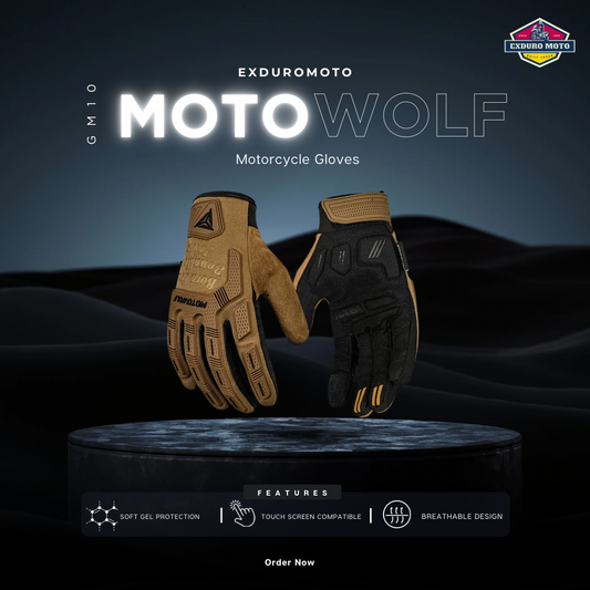 Motowolf GM10 All-Season Motorcycle Riding Gloves