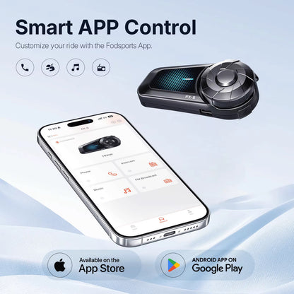 Fodsports FX-S Motorcycle Bluetooth Intercom