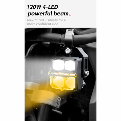 Motowolf L3 Premium Motorcycle Driving Lights