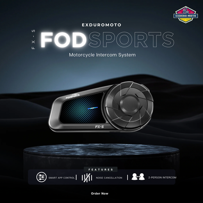 Fodsports FX-S Motorcycle Bluetooth Intercom