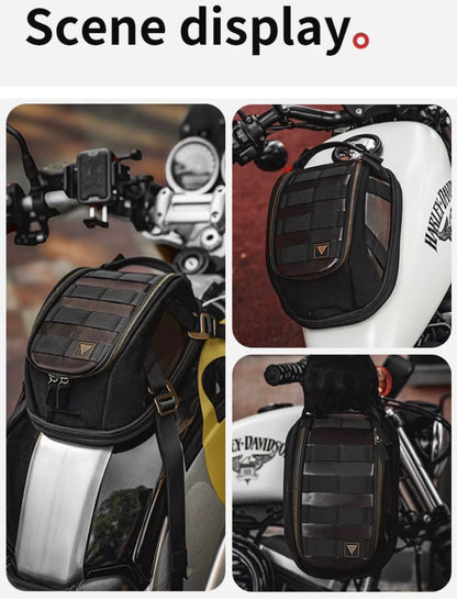 Motowolf MB11 Retro Magnetic Motorcycle Tank Bag