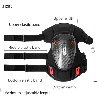 Motowolf MDL1037 Motorcycle Knee Guards – Protective Riding Gear
