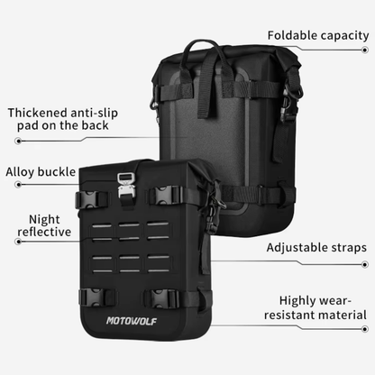 Motowolf Waterproof Motorcycle Crash Bar Bags (MDL0715B) (2 pcs set)