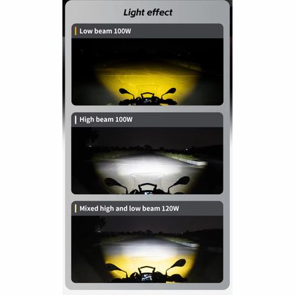 Motowolf L3 Premium Motorcycle Driving Lights