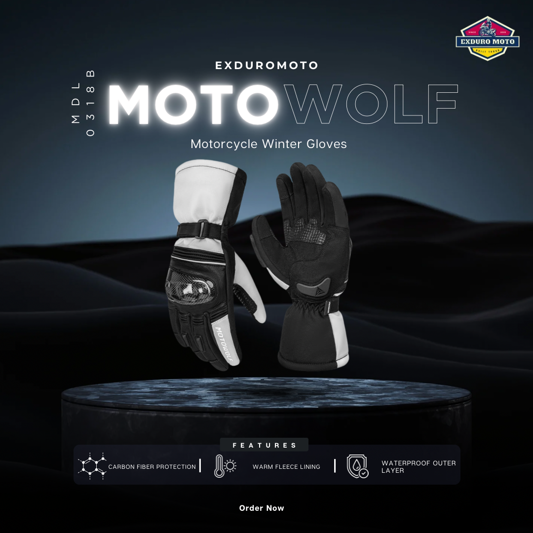 Motowolf MDL0318B Winter Motorcycle Gloves