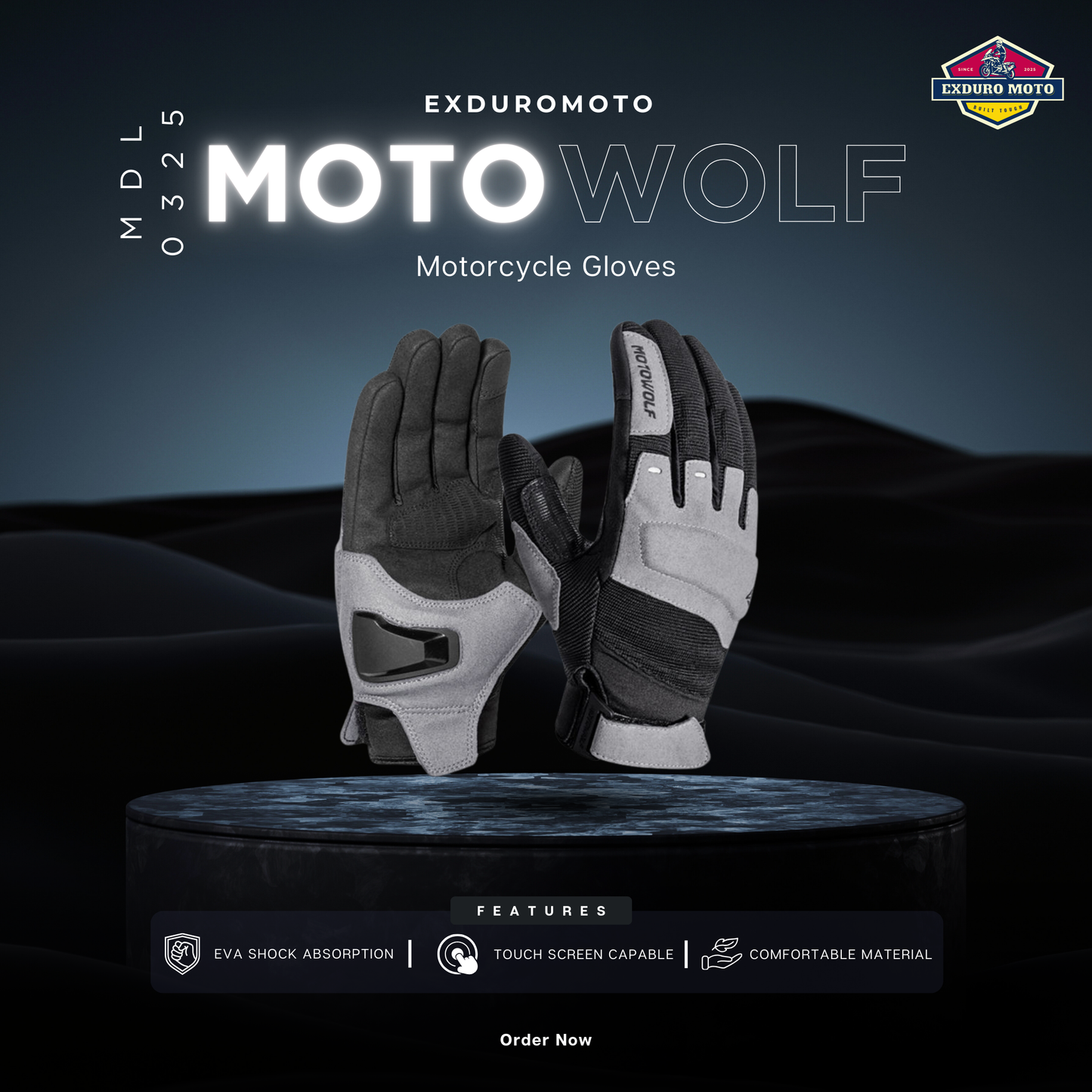 Motowolf MDL0325 Protective Motorcycle Riding Gloves