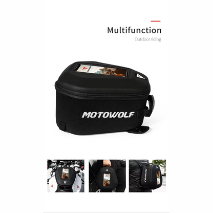 Motowolf MDL0702 Motorcycle Tank Bag – Strap Mount