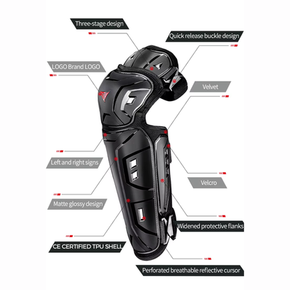 Motowolf MDL1029 Motorcycle Knee & Elbow Guard Set