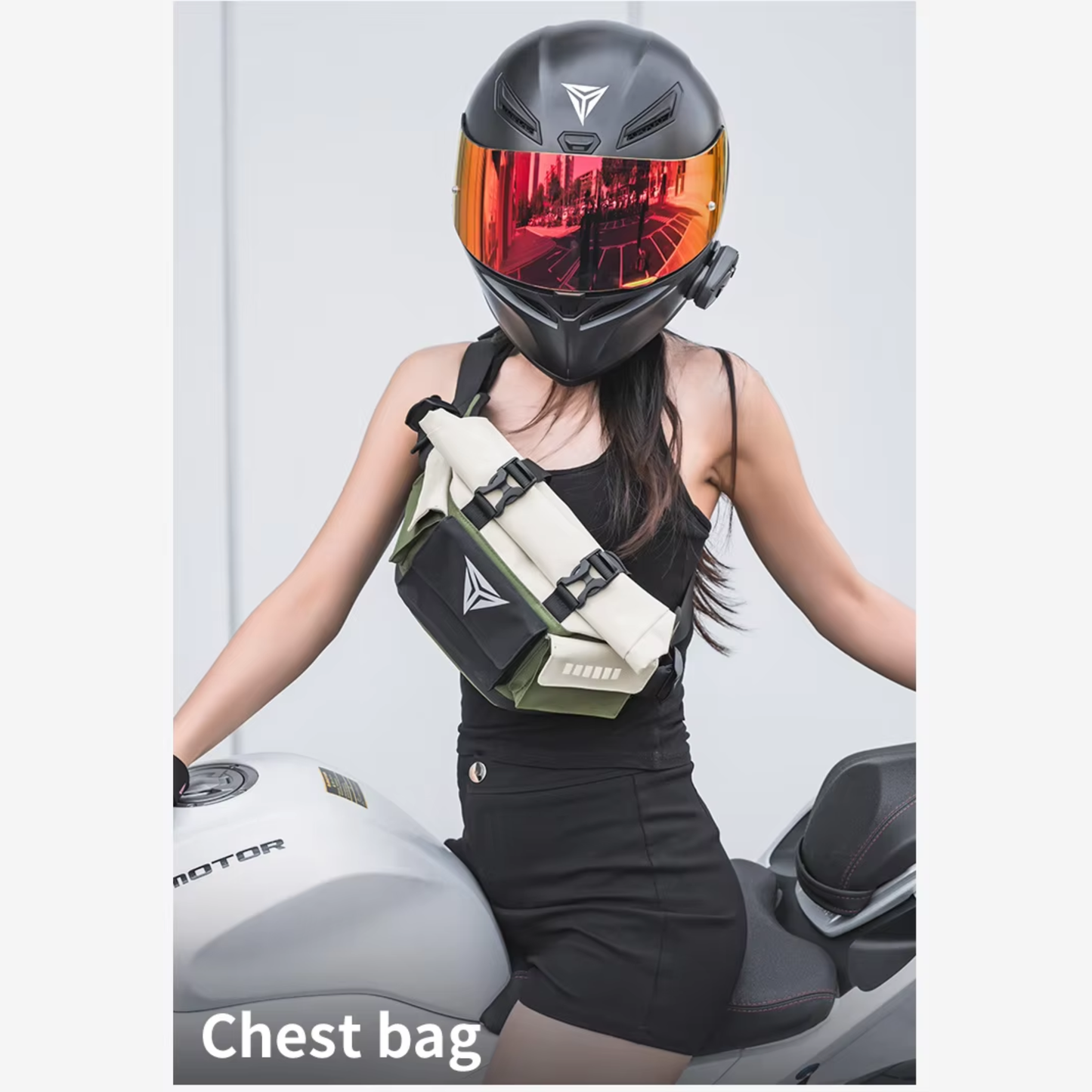 Motowolf MDL0721C 7L Expandable Motorcycle Waist Bag