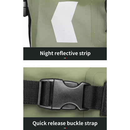 Motowolf MDL0717 Waterproof Motorcycle Saddle Bag (66L)