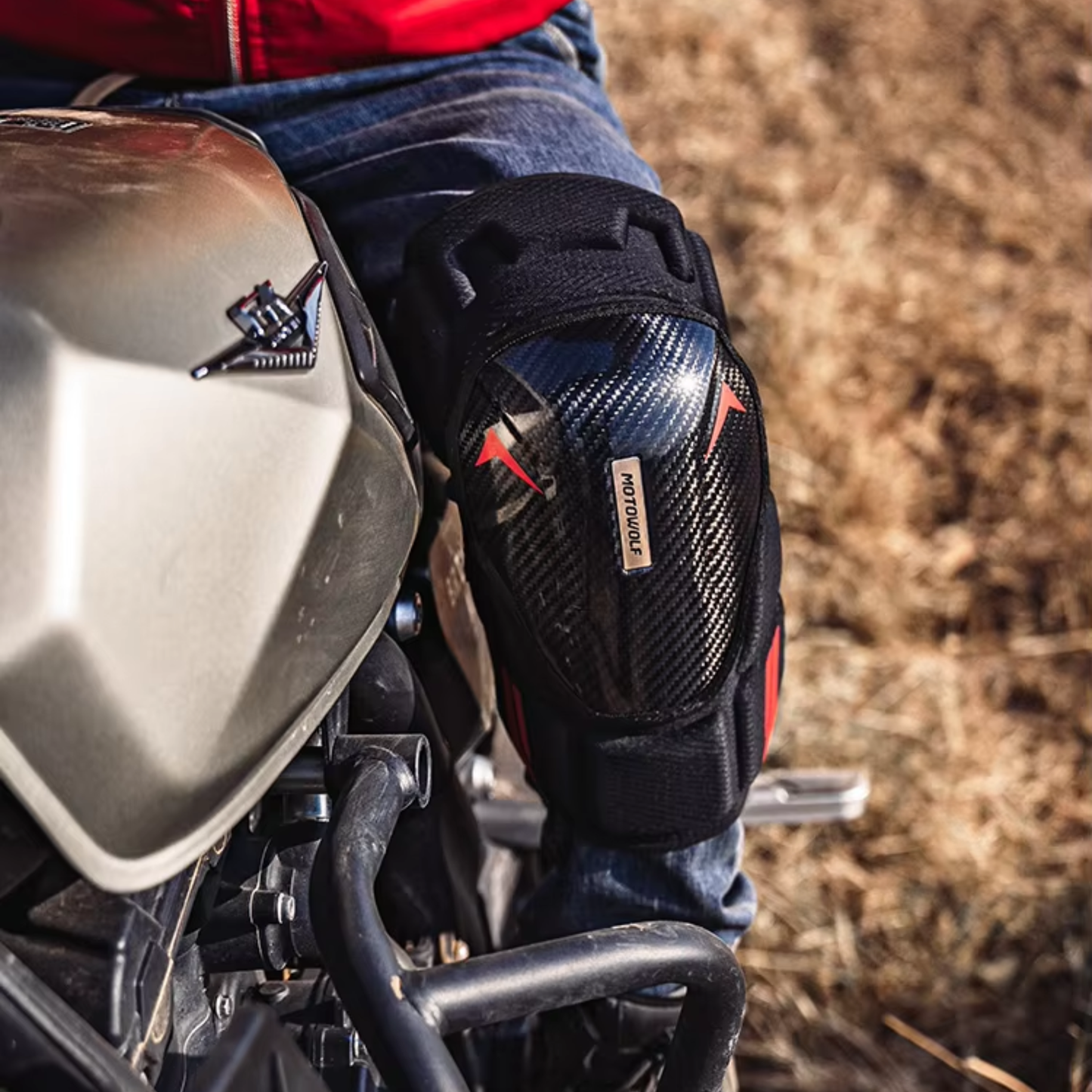 Motowolf MDL1037 Motorcycle Knee Guards – Protective Riding Gear