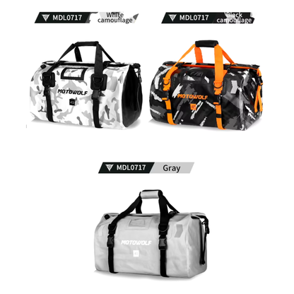Motowolf MDL0717 Waterproof Motorcycle Saddle Bag (66L)