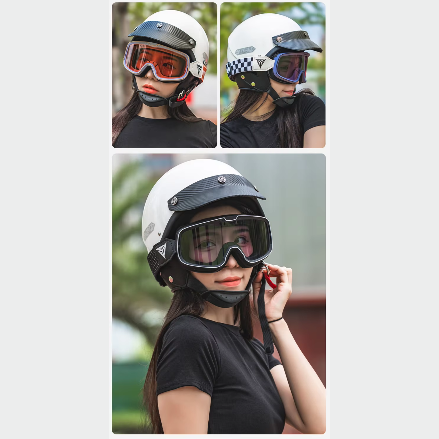 Motowolf GO2 Photochromic Motorcycle Goggles