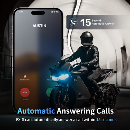 Fodsports FX-S Motorcycle Bluetooth Intercom