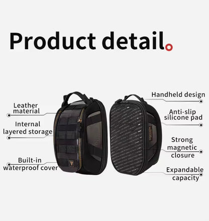 Motowolf MB11 Retro Magnetic Motorcycle Tank Bag