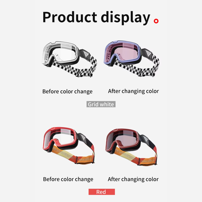 Motowolf GO2 Photochromic Motorcycle Goggles