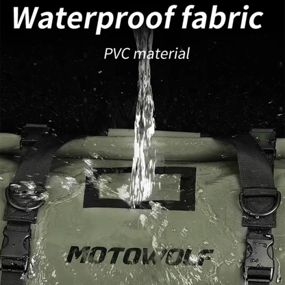 Motowolf MDL0717 Waterproof Motorcycle Saddle Bag (66L)
