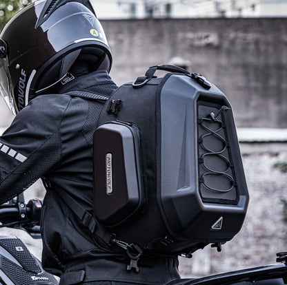 Motowolf MB17 Motorcycle Tail Bag – 23–35L Expandable