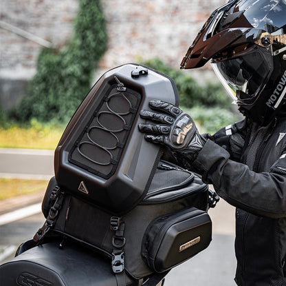 Motowolf MB17 Motorcycle Tail Bag – 23–35L Expandable