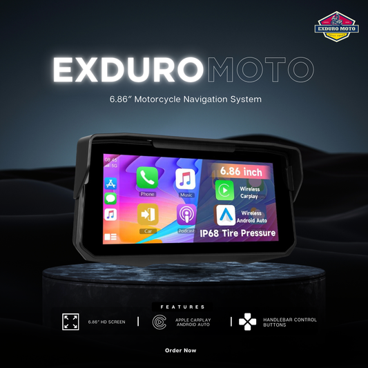 6.86” Exduro Moto Smart Navigation