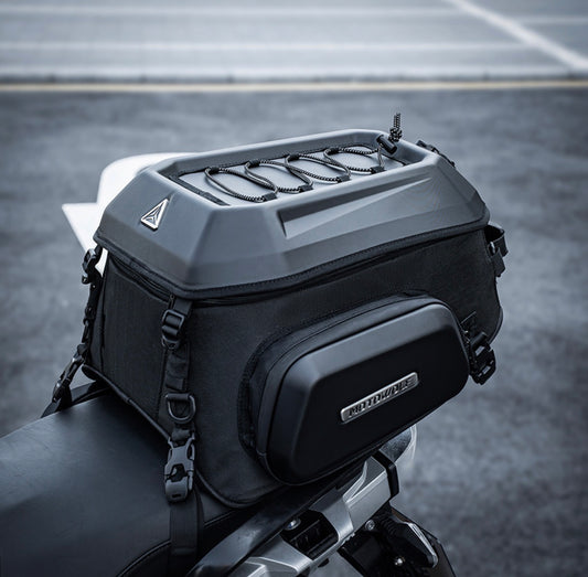 Motowolf MB17 Motorcycle Tail Bag – 23–35L Expandable