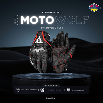 Motowolf MDL0305 Protective Motorcycle Riding Gloves
