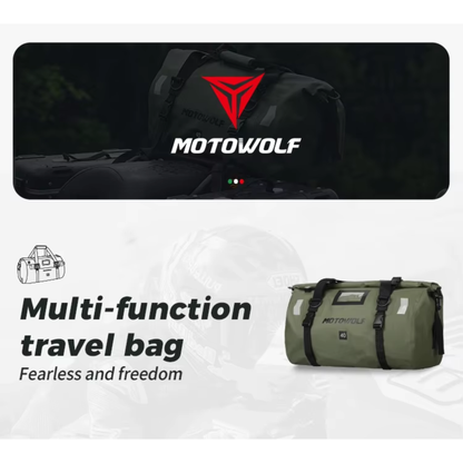 Motowolf MDL0717 Waterproof Motorcycle Saddle Bag (66L)