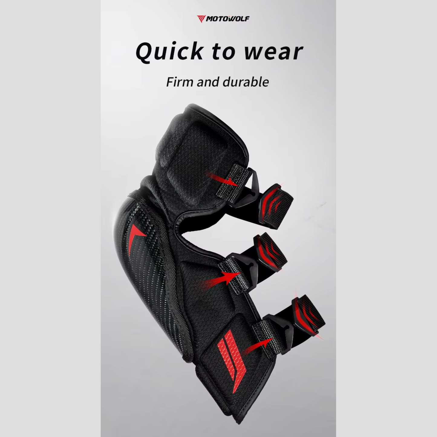 Motowolf MDL1037 Motorcycle Knee Guards – Protective Riding Gear