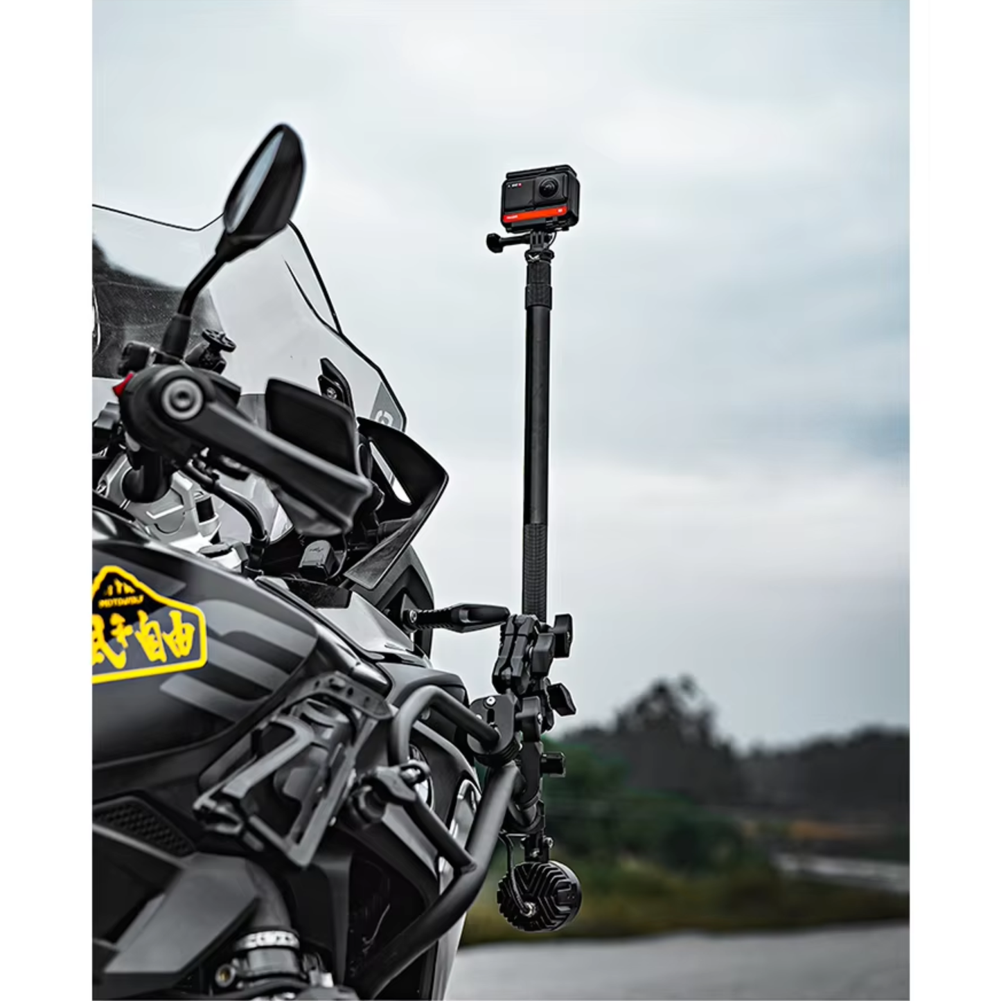 Motowolf MDL3531 Telescopic Action Camera Extension Mount