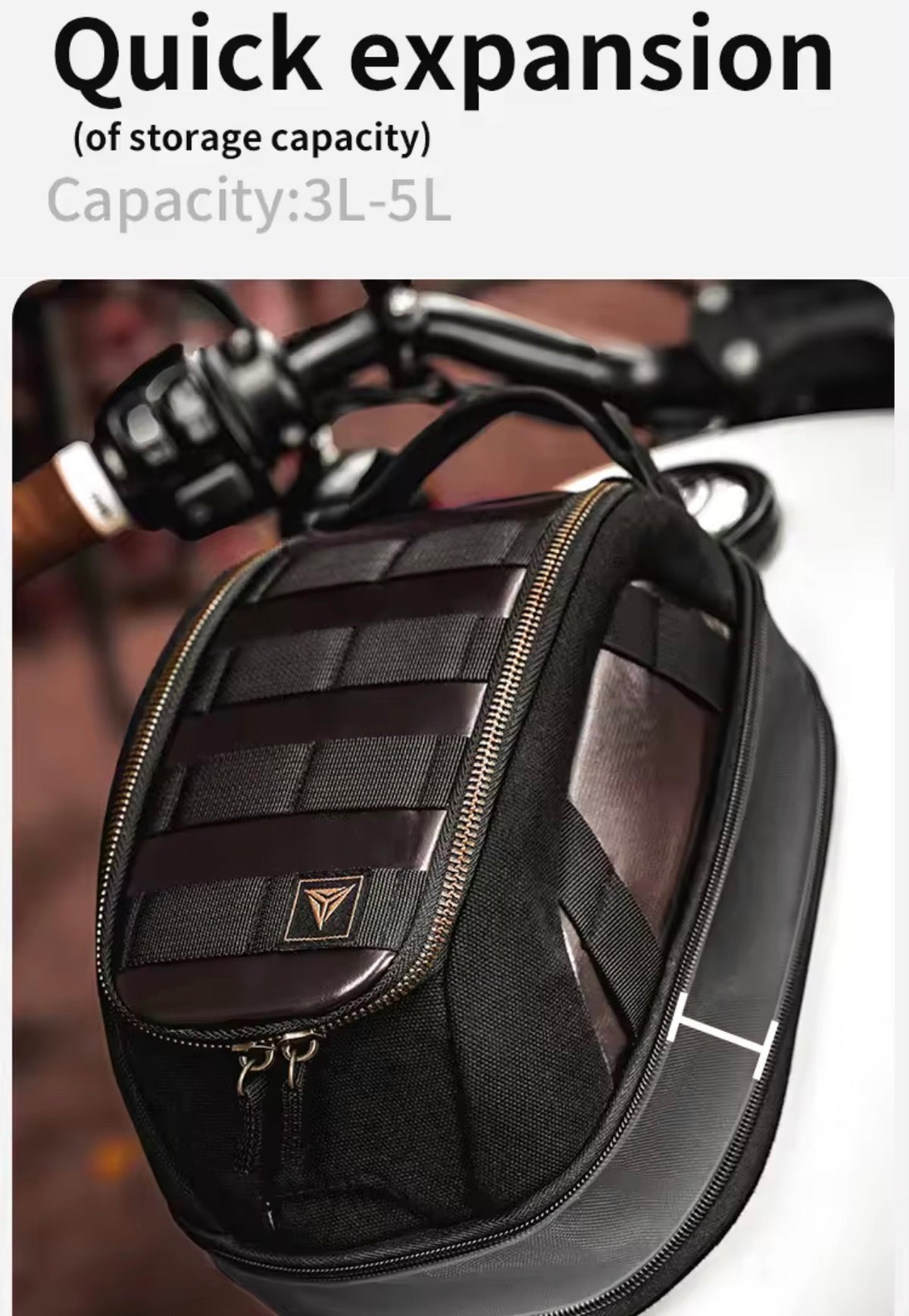 Motowolf MB11 Retro Magnetic Motorcycle Tank Bag