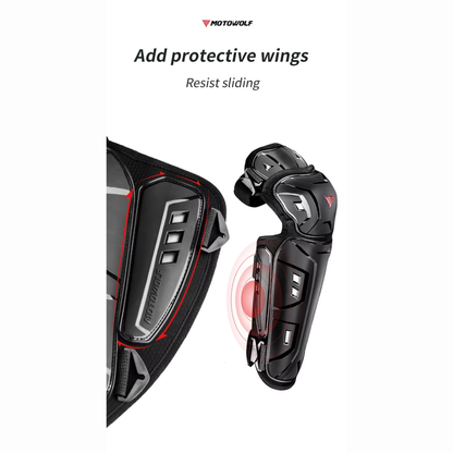 Motowolf MDL1029 Motorcycle Knee & Elbow Guard Set