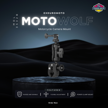 Motowolf MDL3532B Motorcycle Action Camera Mount