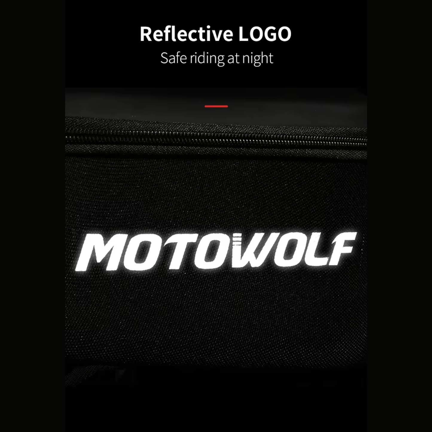 Motowolf MDL0702 Motorcycle Tank Bag – Strap Mount