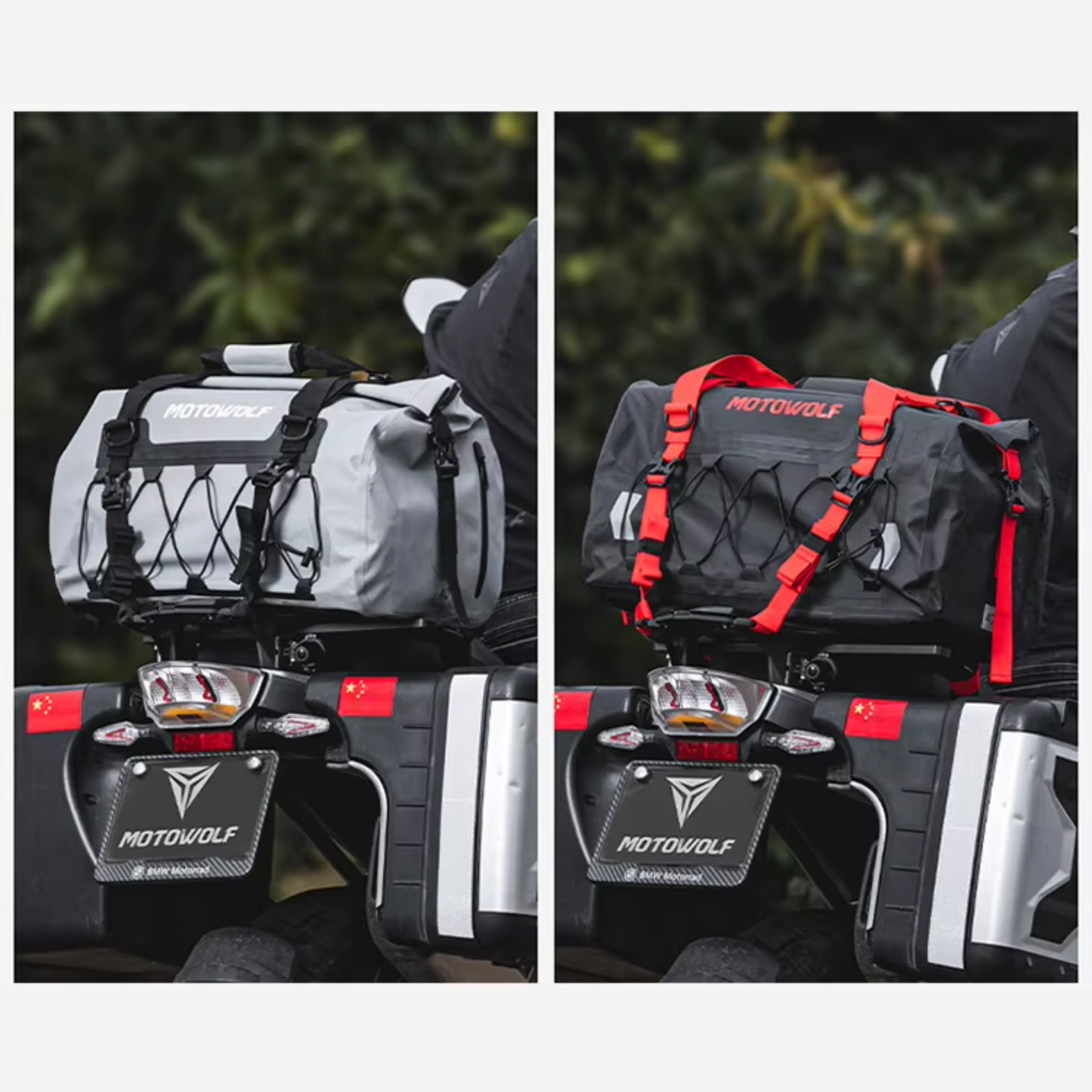 Motowolf MB4 Waterproof Motorcycle Saddle Bag (66L)