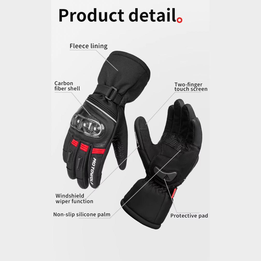 Motowolf MDL0318B Winter Motorcycle Gloves