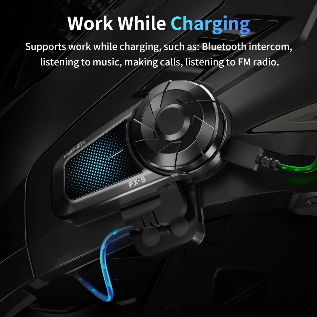 Fodsports FX-S Motorcycle Bluetooth Intercom