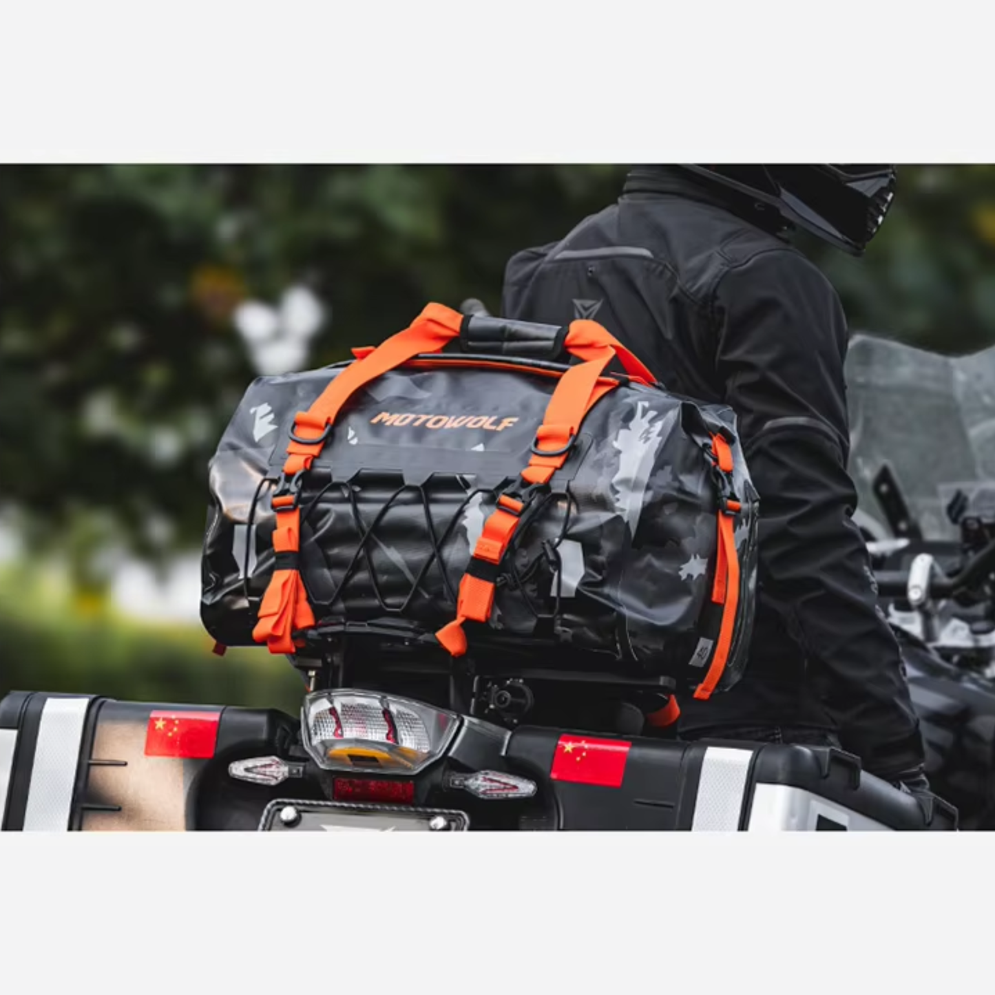 Motowolf MB4 Waterproof Motorcycle Saddle Bag (66L)