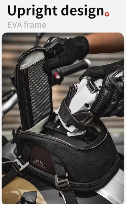 Motowolf MB11 Retro Magnetic Motorcycle Tank Bag