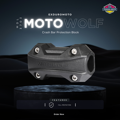 Motowolf MDL3703 Universal Crash Guard Protection Blocks
