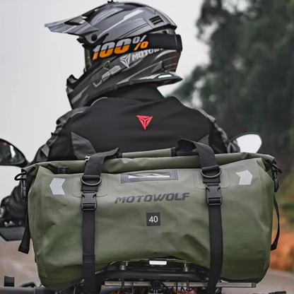 Motowolf MDL0717 Waterproof Motorcycle Saddle Bag (66L)