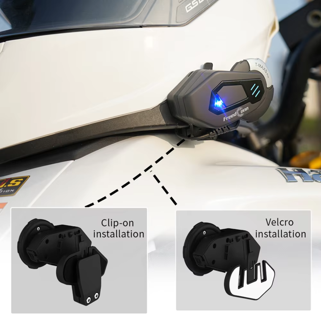 FreedConn T-Max S Pro Motorcycle Bluetooth Intercom