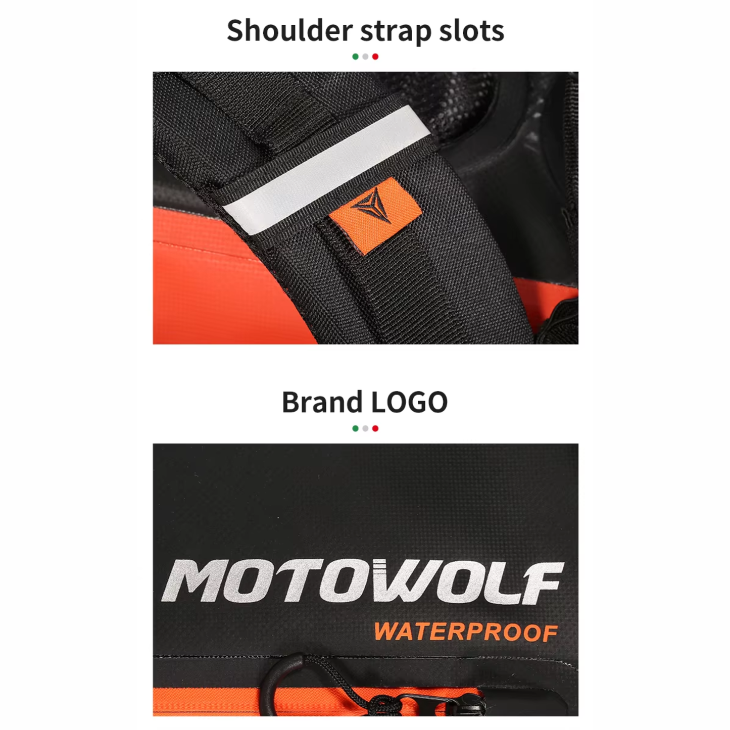 Motowolf MDL0714 Motorcycle Waterproof Backpack (30L)
