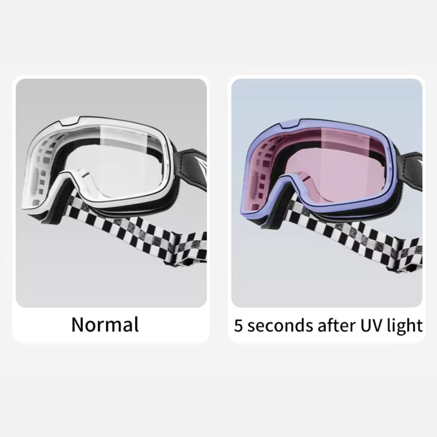 Motowolf GO2 Photochromic Motorcycle Goggles