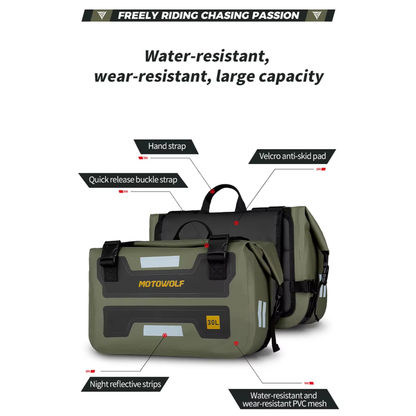Motowolf MDL0720 Motorcycle Side Luggage System